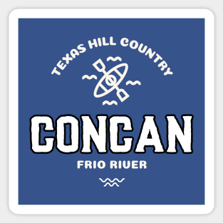 CONCAN TEXAS FRIO RIVER T-SHIRT Sticker